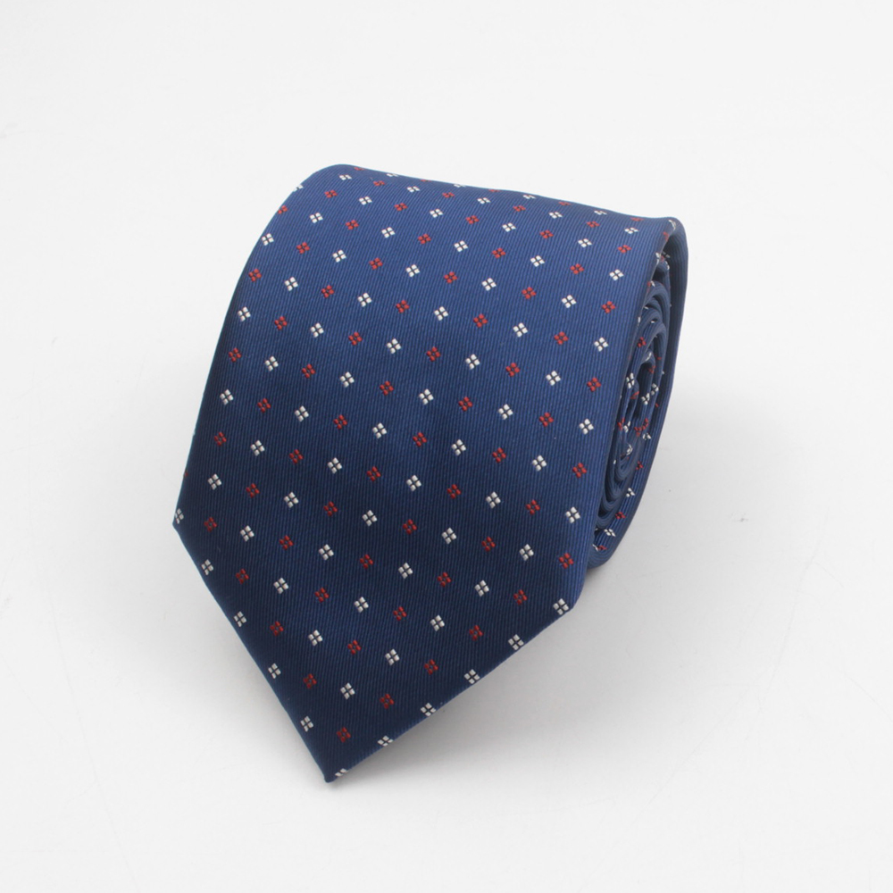Men's Tie 8cm Stripe Dot Neckt - Men Formal Wear Blue ulasan dan harga