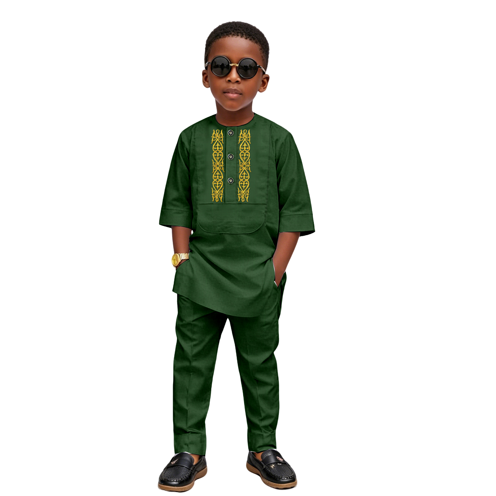 Boys African Dashiki 2-Piece O - Men Formal Wear Photoshoot ulasan dan harga