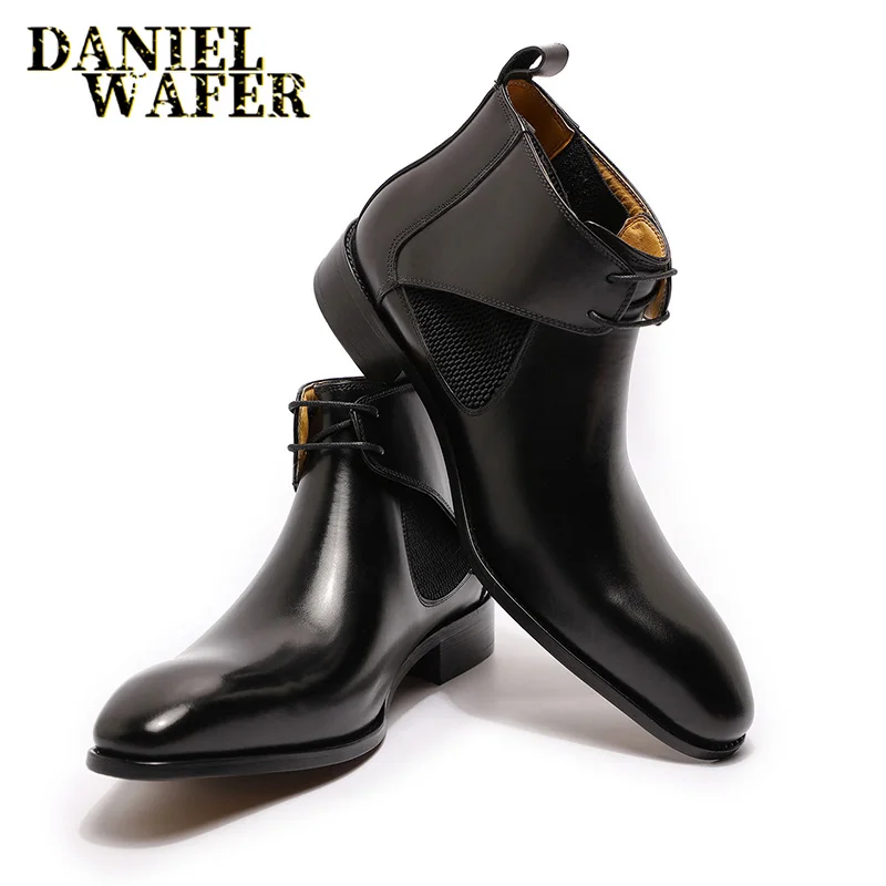 Luxury Brand Men's Chelsea Boo - Men Formal Wear With Boots ulasan dan harga