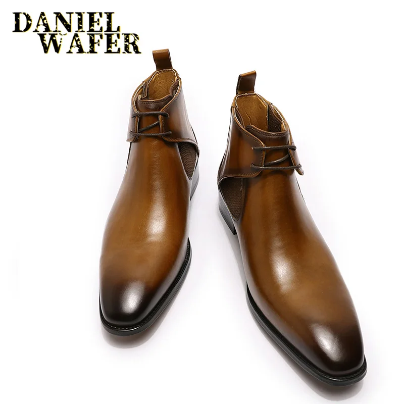 Luxury Brand Men's Chelsea Boo - Men Formal Wear With Boots ulasan dan harga