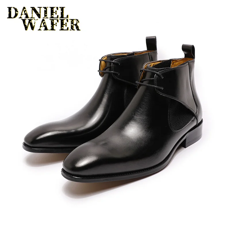Luxury Brand Men's Chelsea Boo - Men Formal Wear With Boots ulasan dan harga