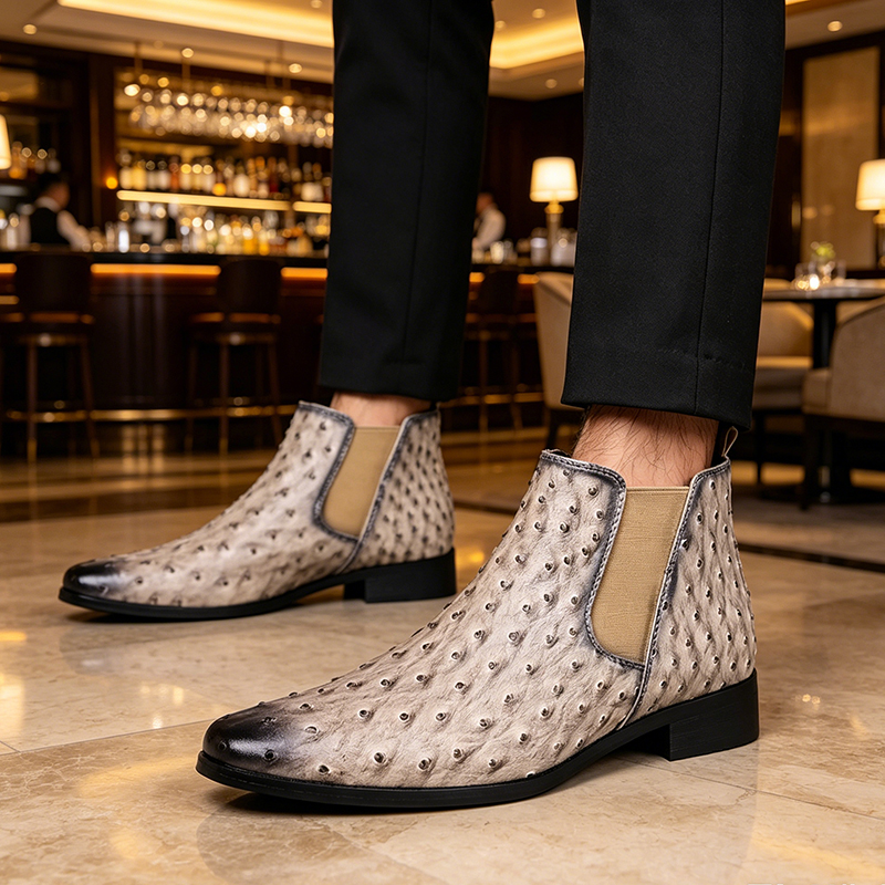Men Chelsea Boots Imitation Os - Men Formal Wear With Boots ulasan dan harga