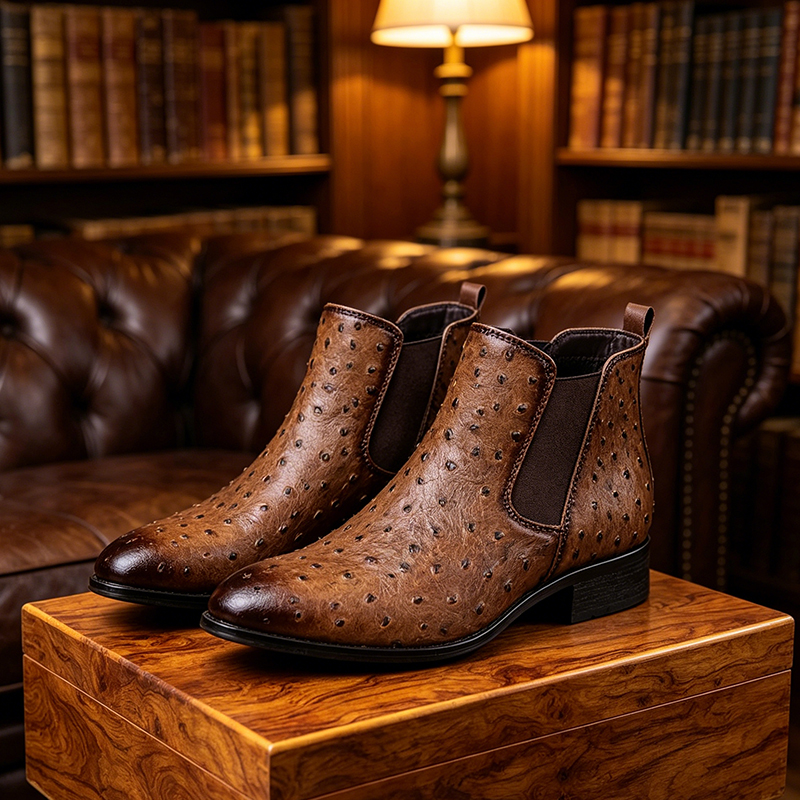 Men Chelsea Boots Imitation Os - Men Formal Wear With Boots ulasan dan harga