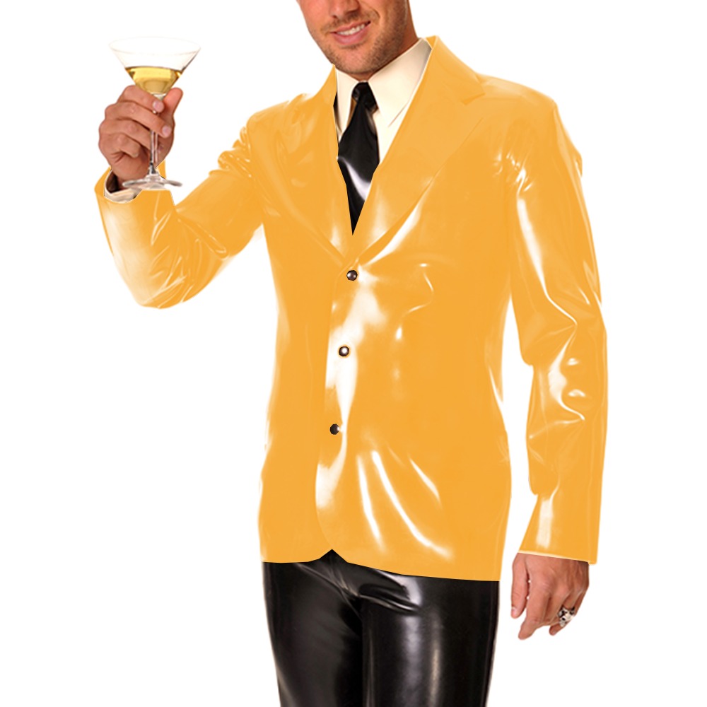 Men's Long Sleeve Vinyl PVC Le - Mens Formal Look ulasan dan harga