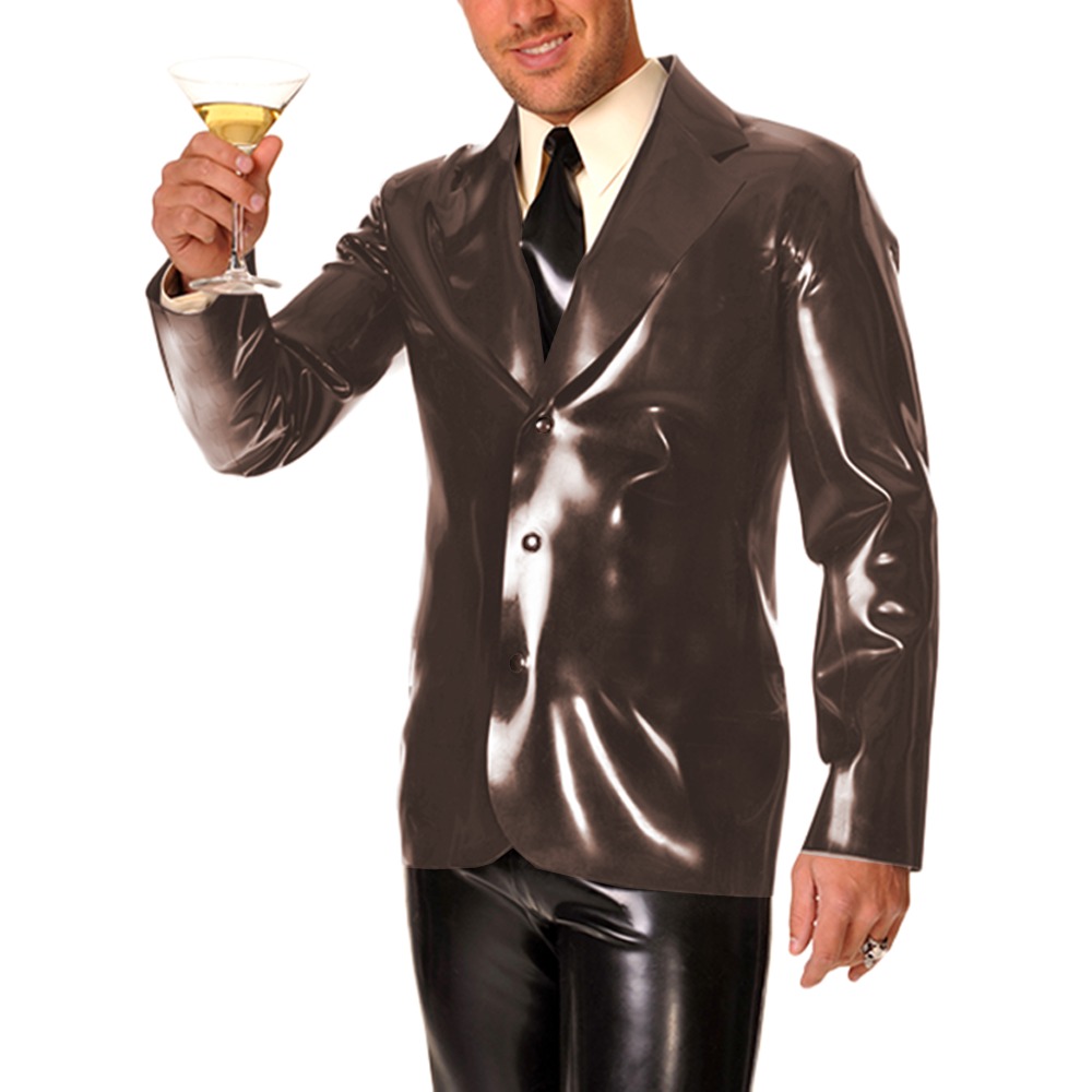 Men's Long Sleeve Vinyl PVC Le - Mens Formal Look ulasan dan harga