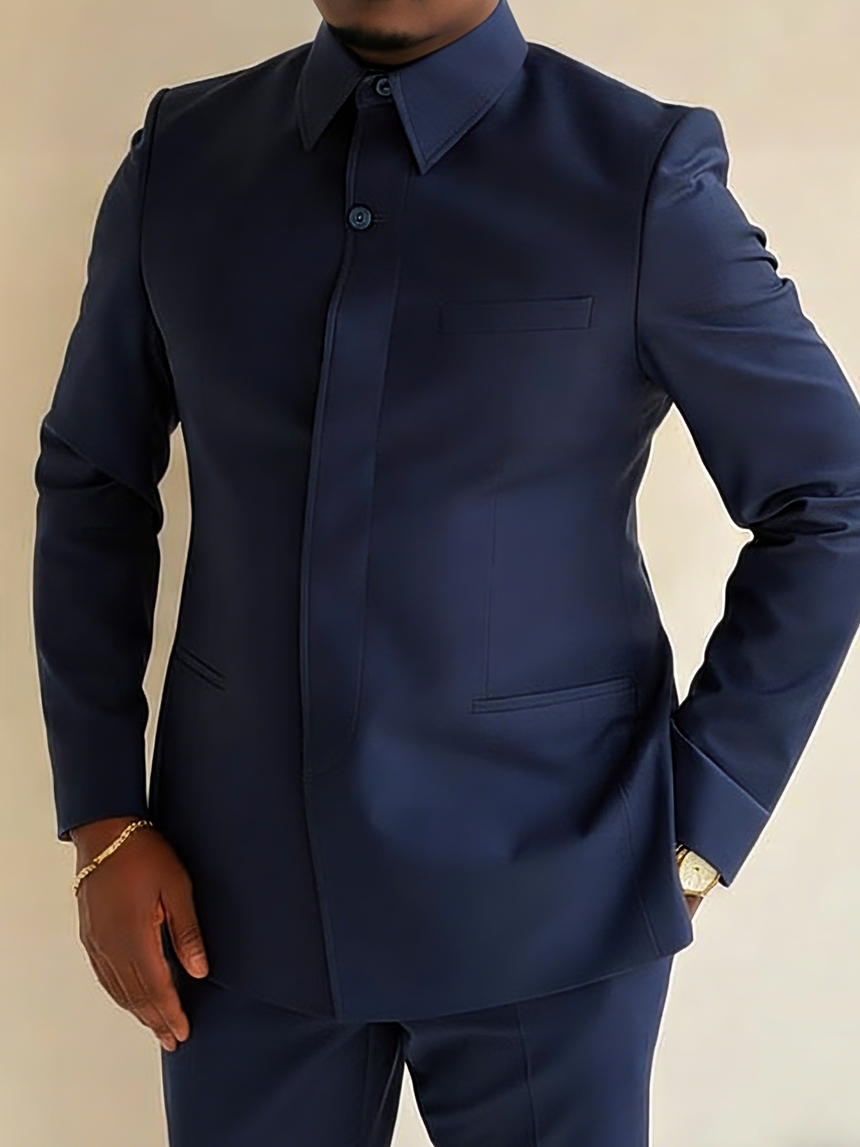 Cenne Des Graoom 2026 Navy Blu - Men Formal Wear Blue ulasan dan harga