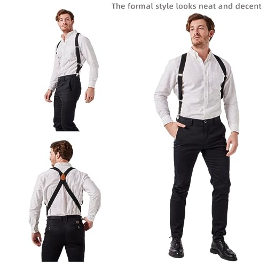 LazarsSpace 2 Clips Men's Susp - Suspender Clip Formal ulasan dan harga