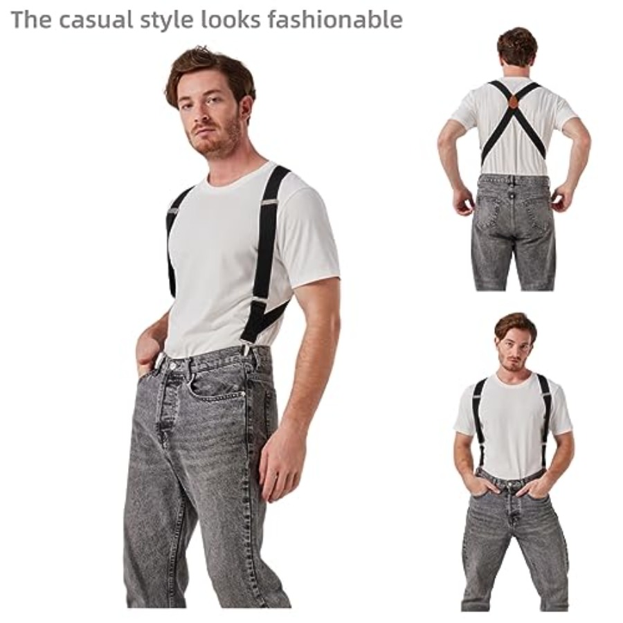 LazarsSpace 2 Clips Men's Susp - Suspender Clip Formal ulasan dan harga