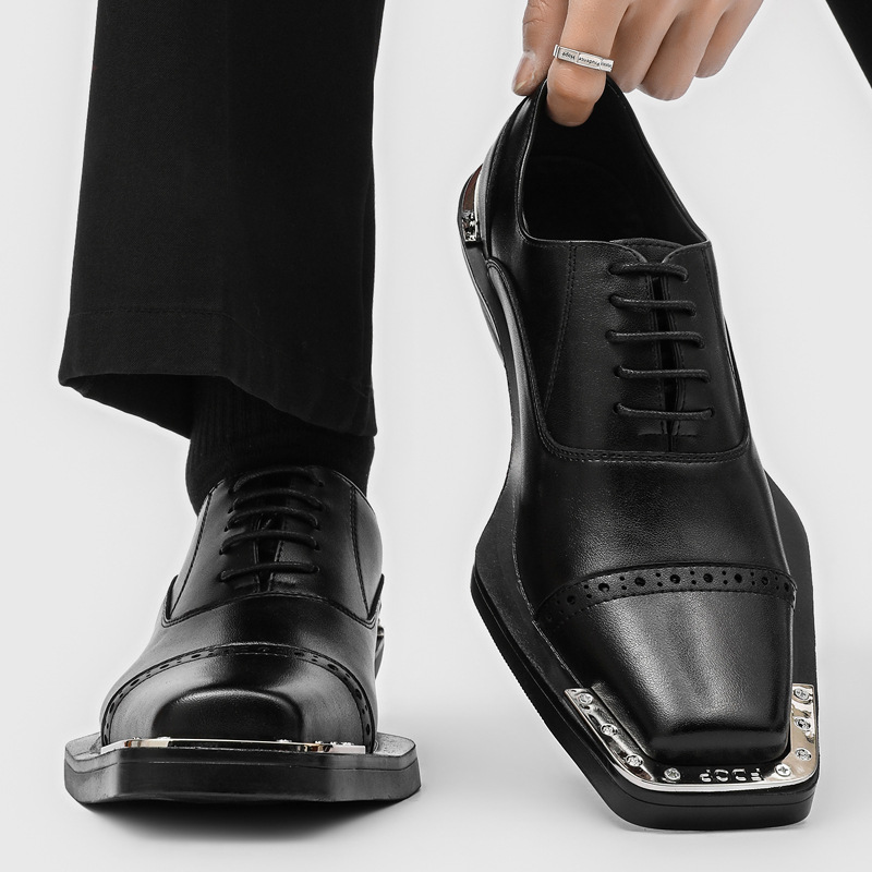 Men's leather shoes - British  - Mens Formal Look ulasan dan harga