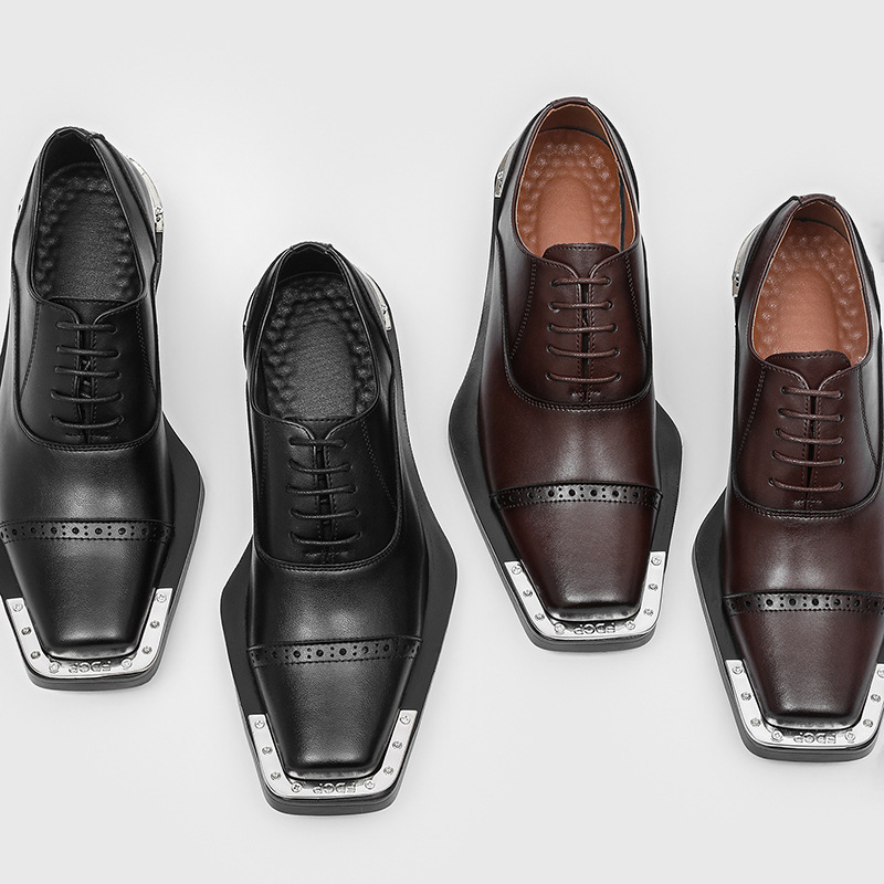 Men's leather shoes - British  - Mens Formal Look ulasan dan harga
