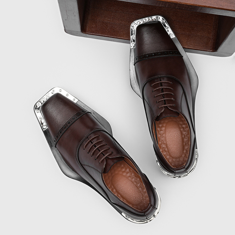 Men's leather shoes - British  - Mens Formal Look ulasan dan harga