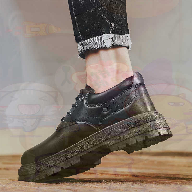 Dark Natural Leather Fashion T - Tall Men Formal Wear ulasan dan harga