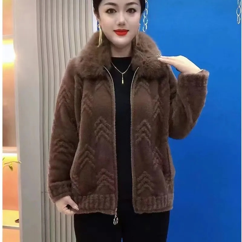 Women Knitted Cardigan Thick L - Wool Suit Jacket ulasan dan harga
