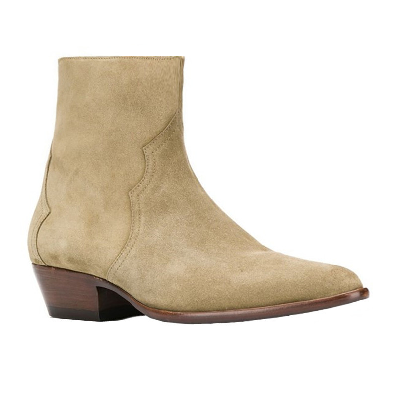 Yomior Genuine Leather British - Men Formal Wear With Boots ulasan dan harga