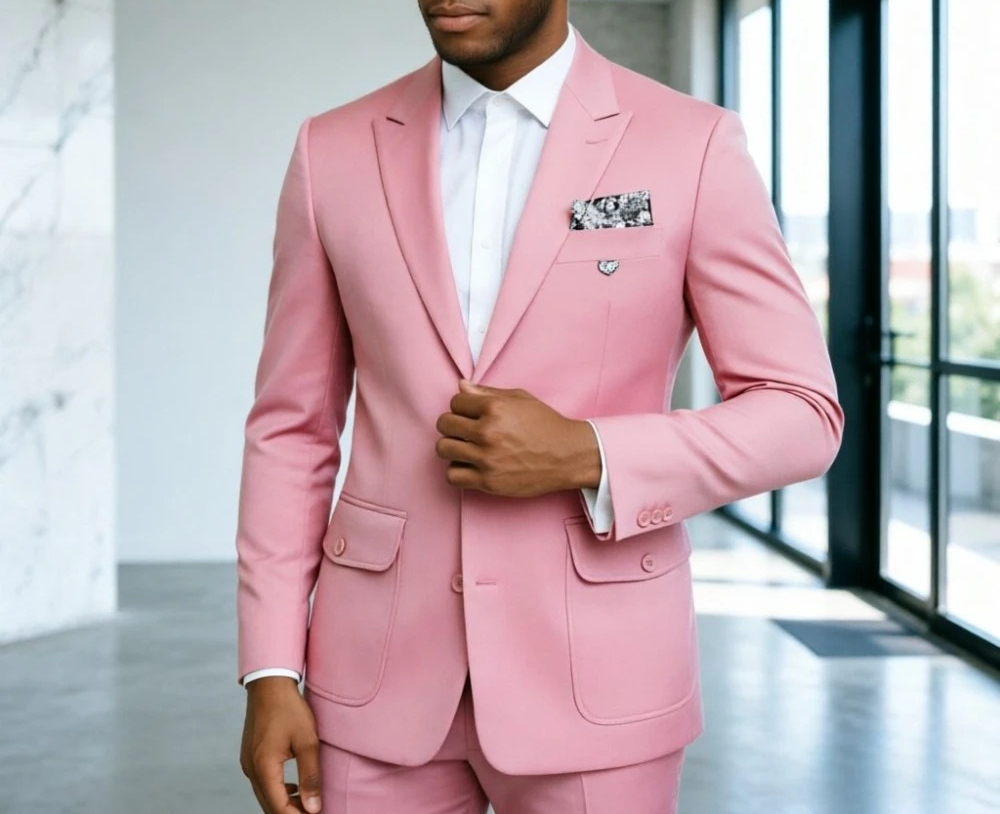 Safari Men Suits Men Premium L - Men Formal Wear Green ulasan dan harga