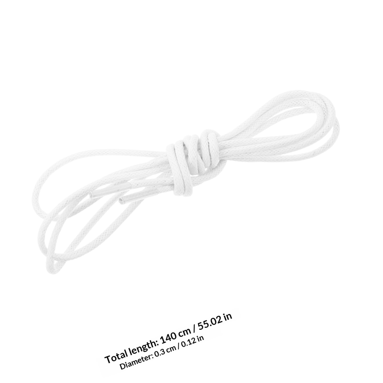 4Pcs Round Waxed Shoelaces Hea - Mens Formal Look ulasan dan harga