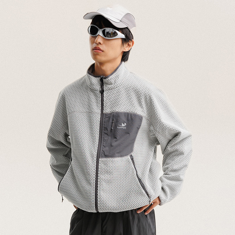 Autumn Winter Polar Fleece Wav - Wool Suit Jacket ulasan dan harga