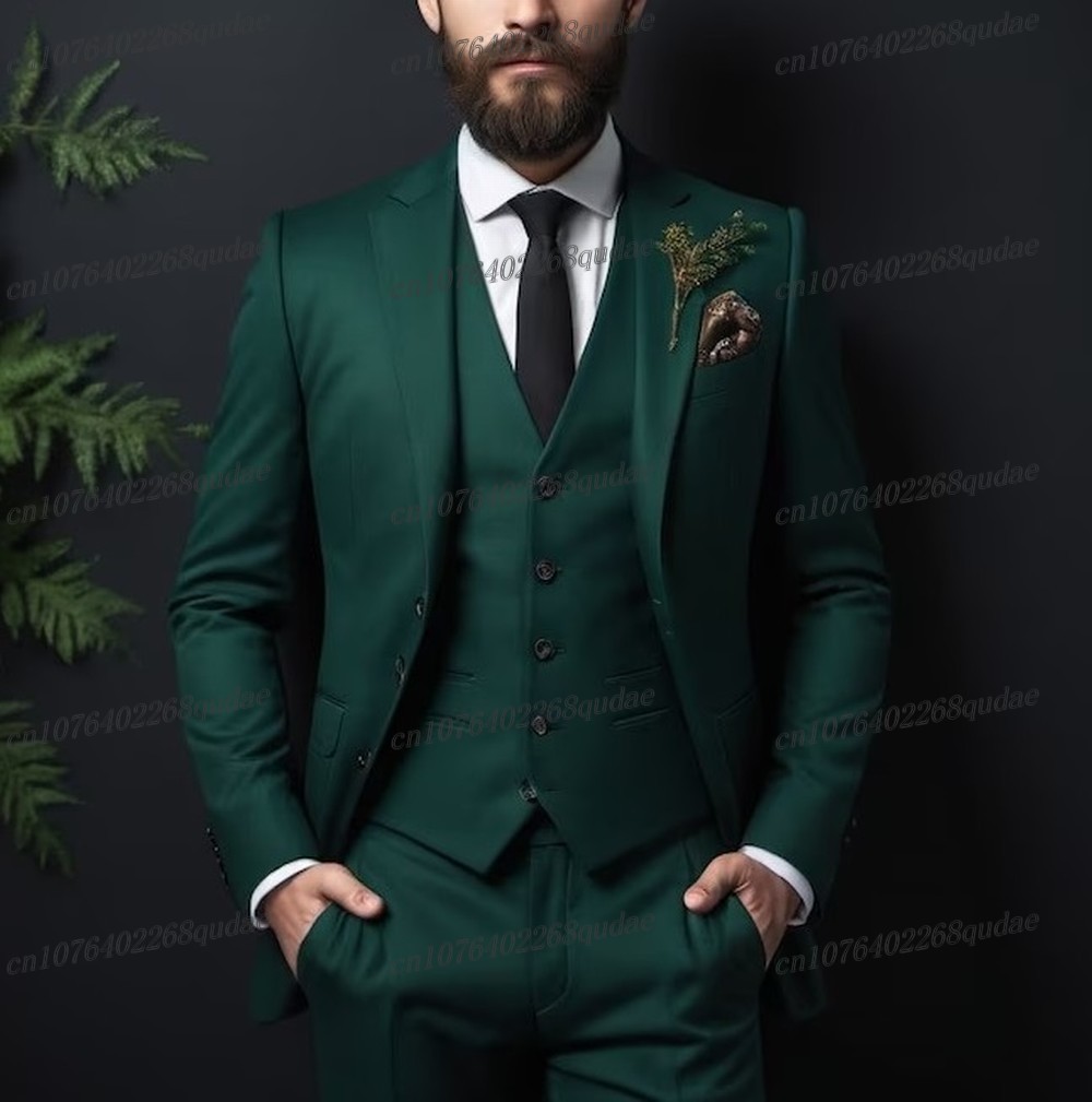 New Navy Blue Formal Men Suit  - Men Formal Wear Blue ulasan dan harga