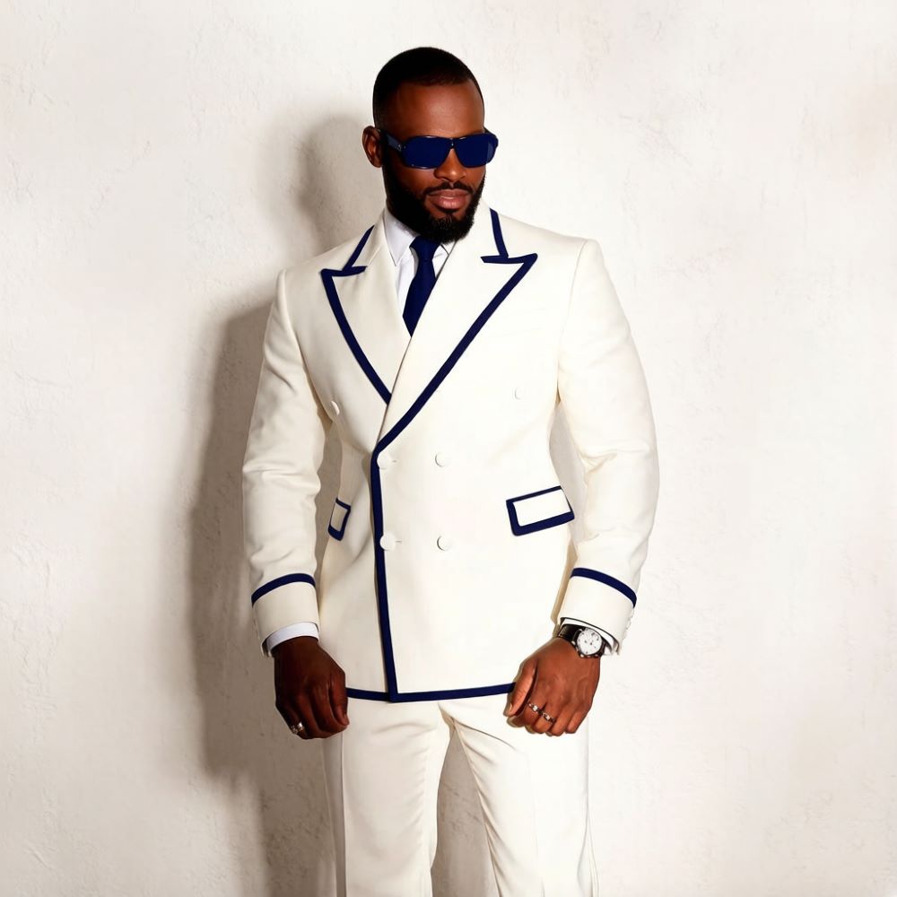 White Double Breasted Suits fo - Mens Formal Look ulasan dan harga