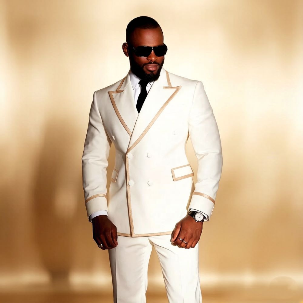 White Double Breasted Suits fo - Mens Formal Look ulasan dan harga