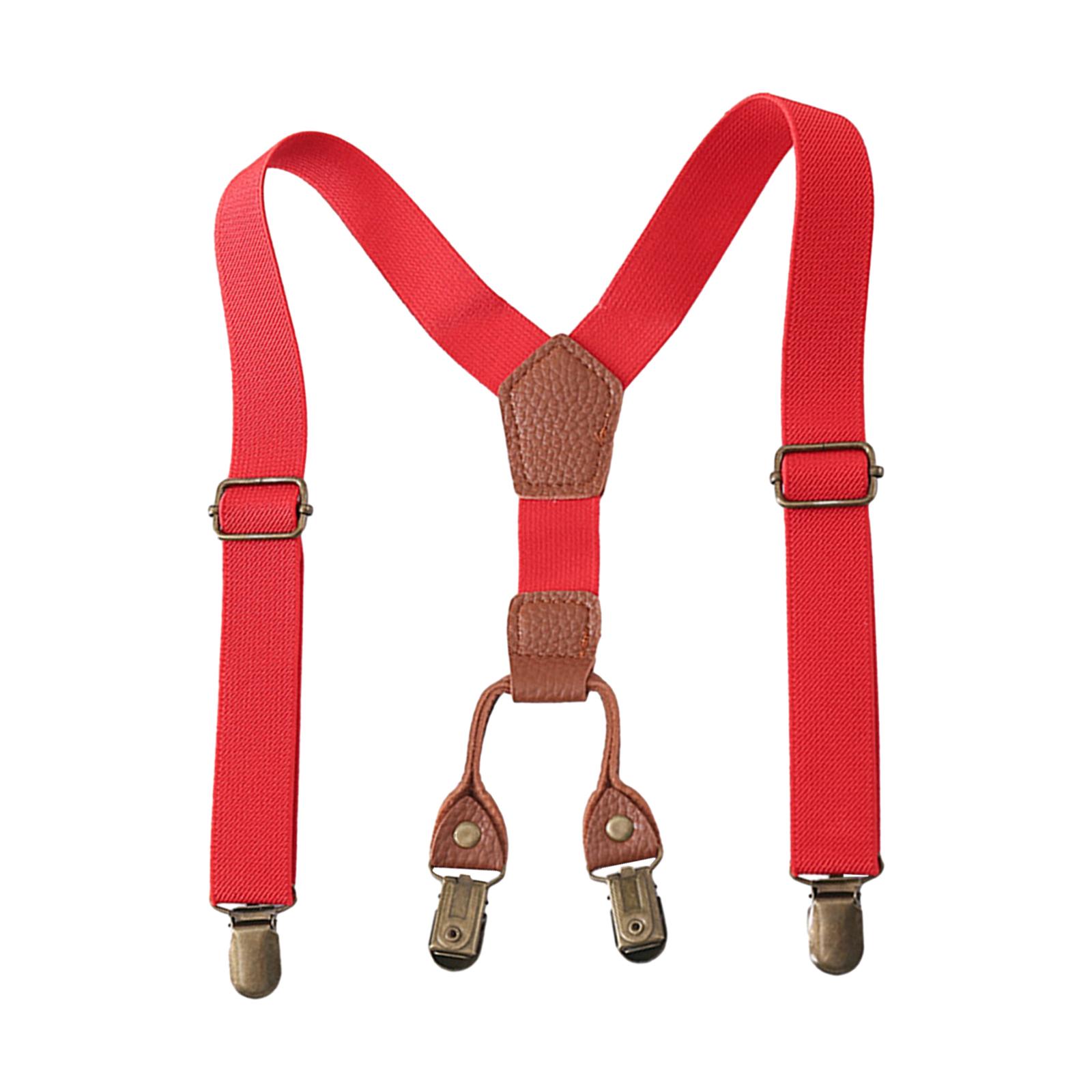 Kids Suspenders Adjustable Str - Suspender Clip Formal ulasan dan harga