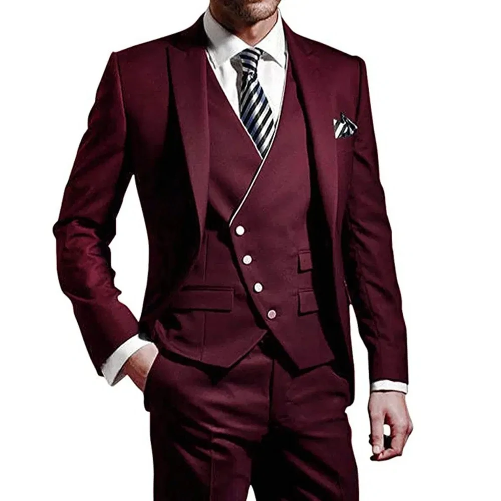 Men Suit  Army Green 3 Piece G - Men Formal Wear Green ulasan dan harga