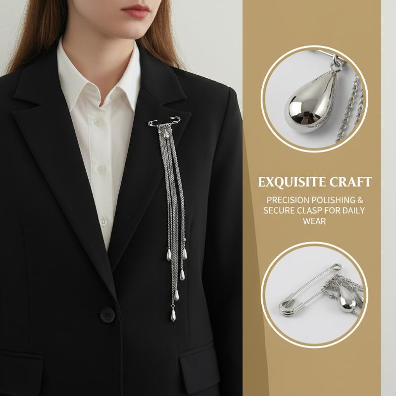 Elegant Water Droplet-tassel B - Mens Formal Look ulasan dan harga