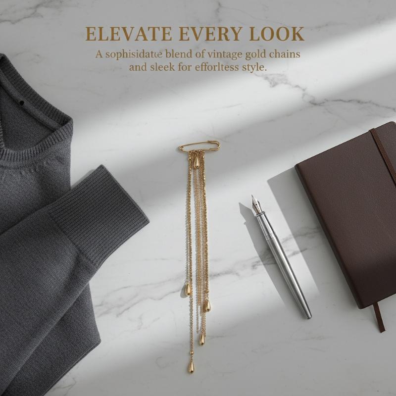 Elegant Water Droplet-tassel B - Mens Formal Look ulasan dan harga