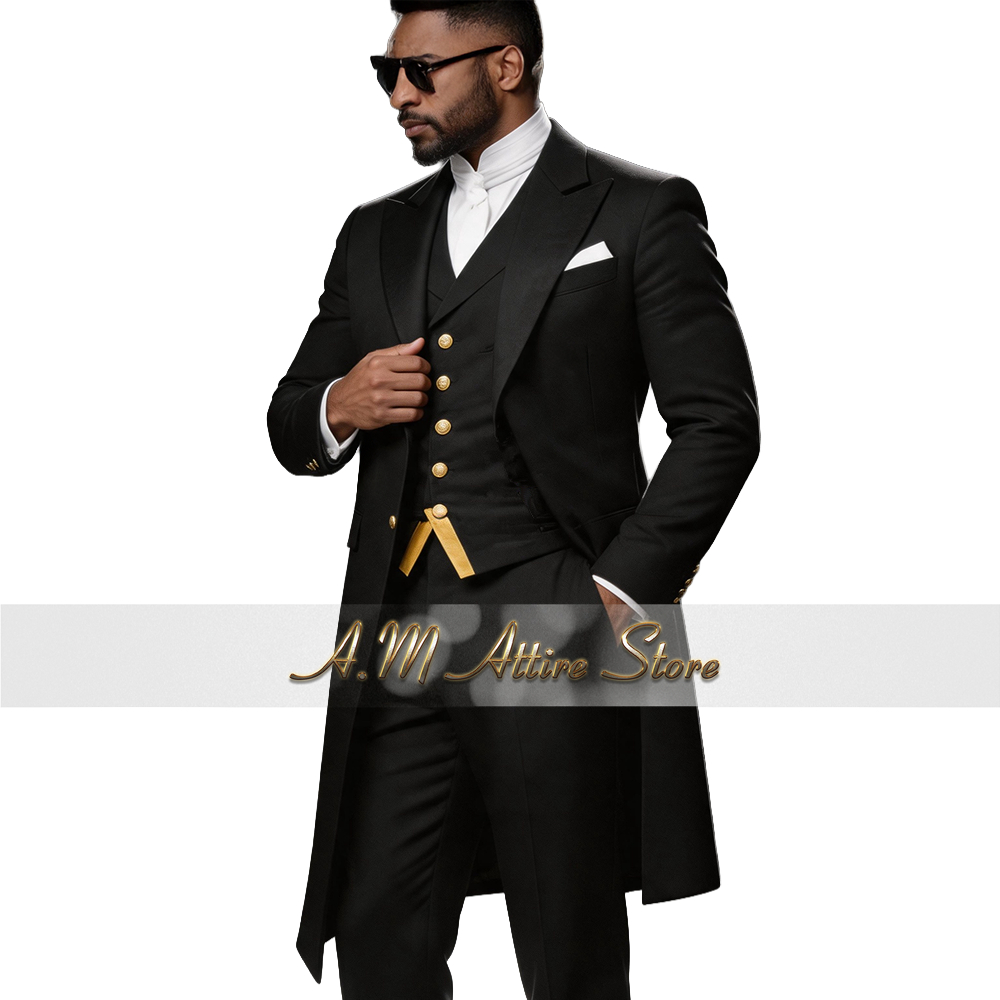 Wedding Suit for Men Blue 3-Pi - Men Formal Wear Blue ulasan dan harga