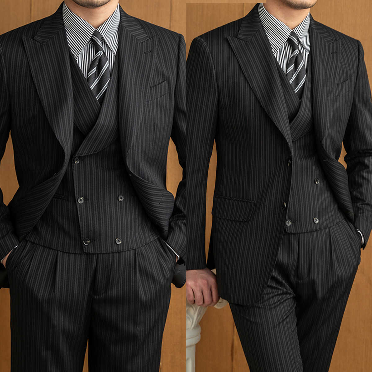 Commercial Men's Suits 3 Piece - Wool Suit Jacket ulasan dan harga