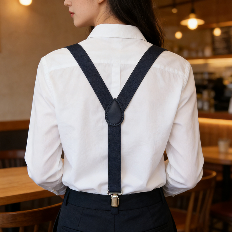 Unisex 2.5cm Suspenders 37 Col - Suspender Clip Formal ulasan dan harga