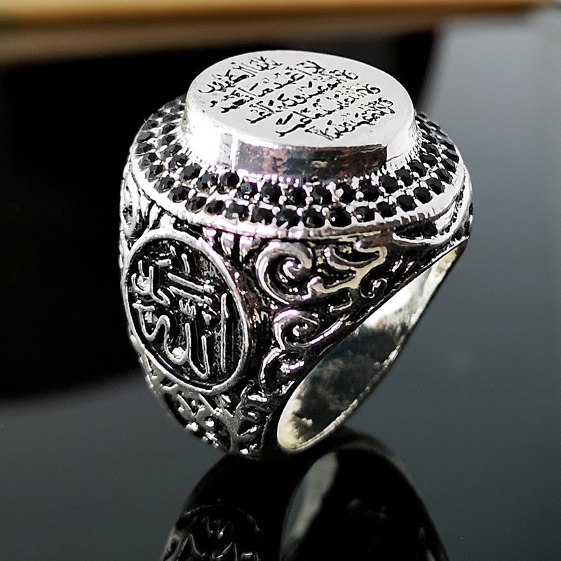 Huitan Hyperbole Big Rings for - Men'S Gothic Formal Wear ulasan dan harga