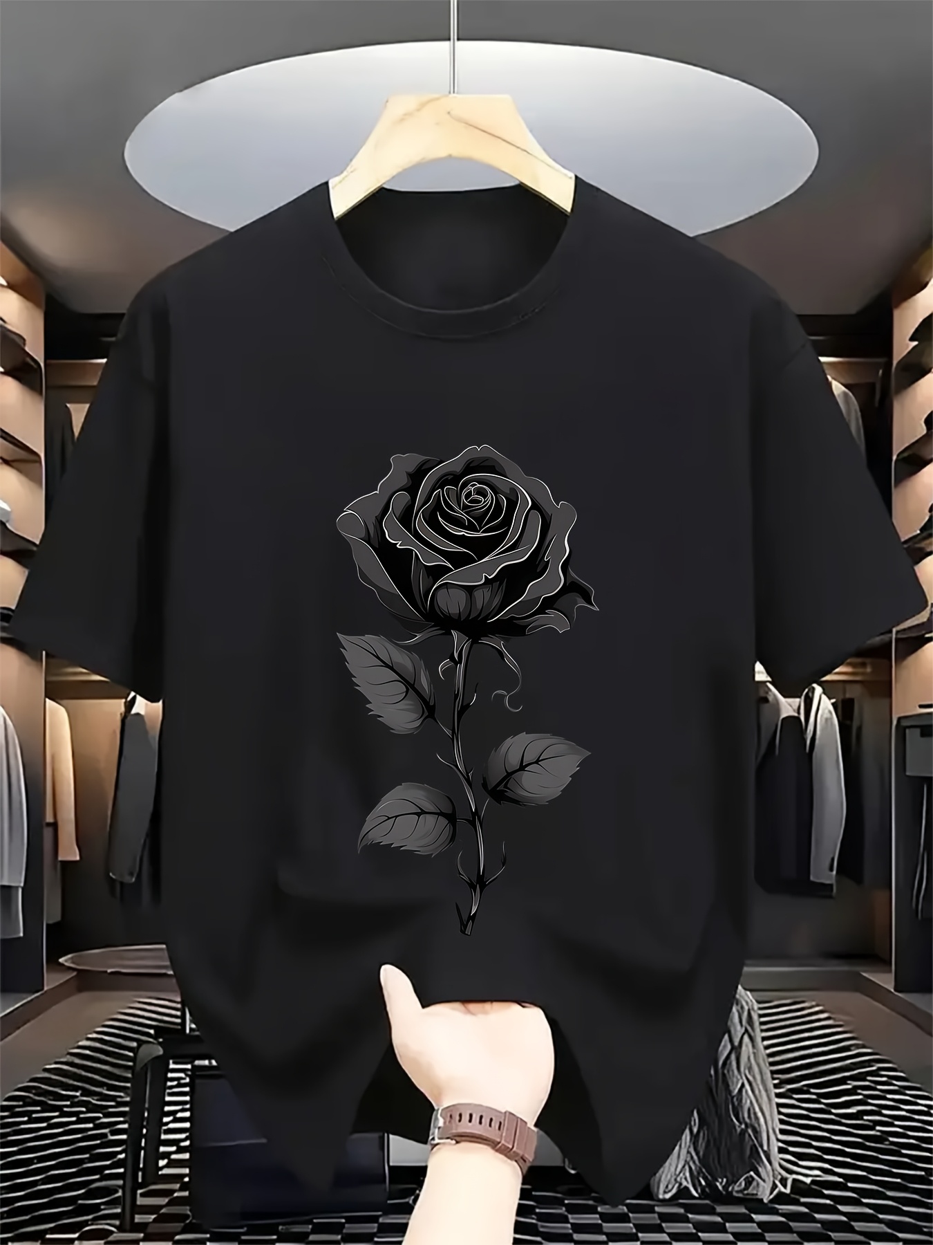 Men's Classic Retro Black Rose - Tall Men Formal Wear ulasan dan harga