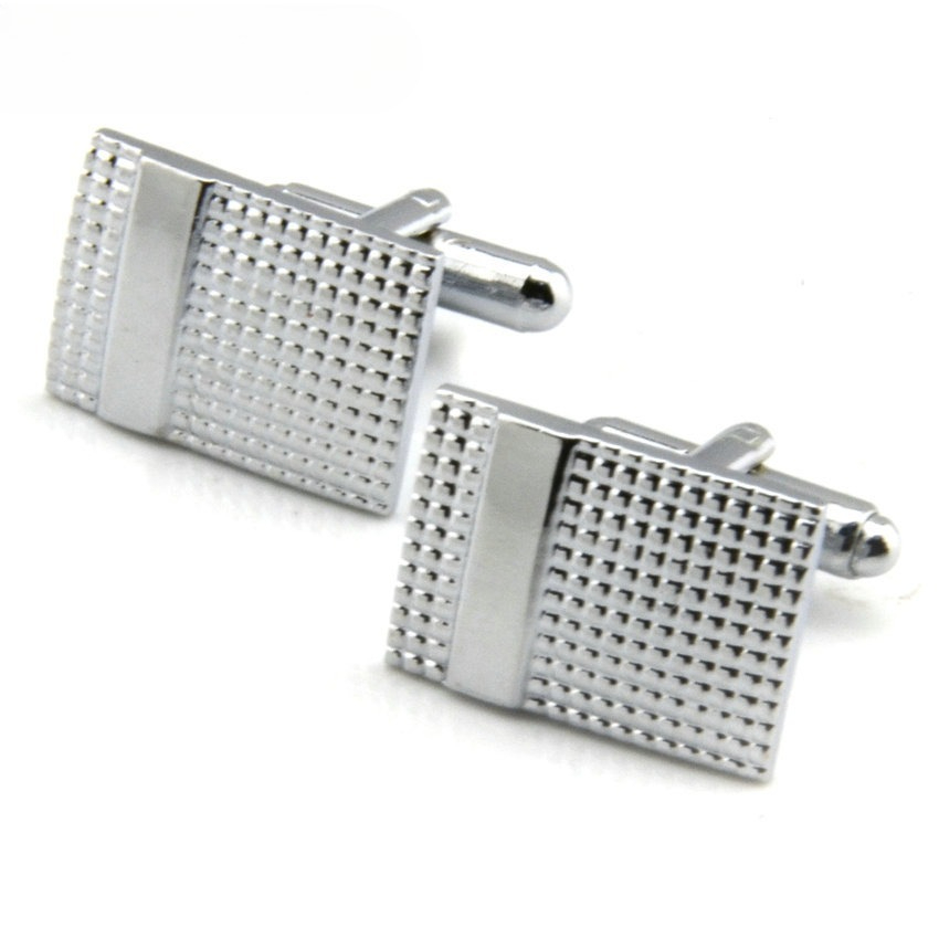 A Set Men's Tie Clip Cufflinks - Mens Formal Look ulasan dan harga