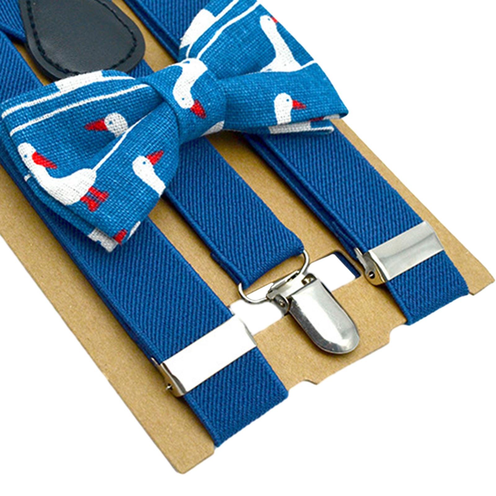 Kids Suspenders Bow Tie Set wi - Suspender Clip Formal ulasan dan harga