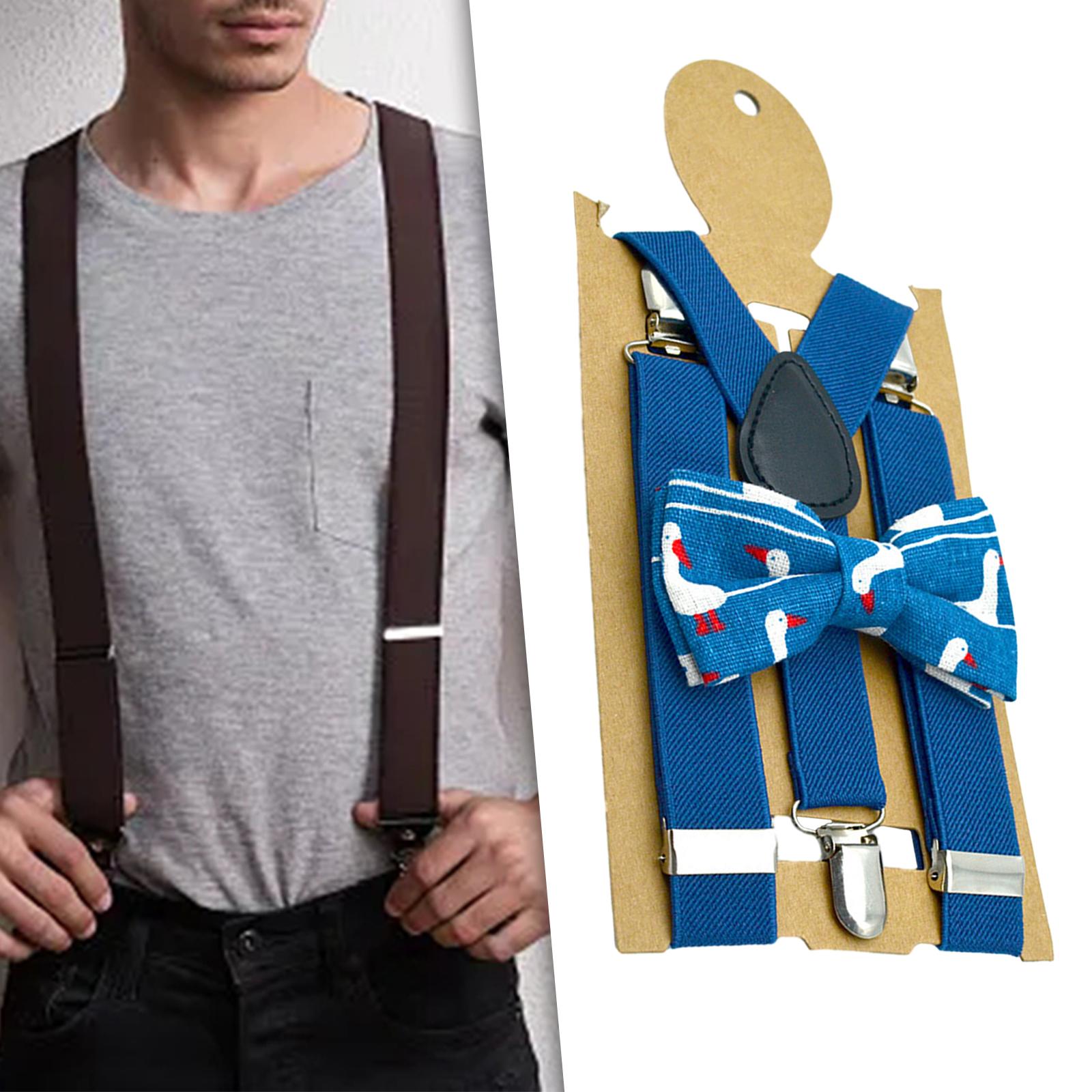 Kids Suspenders Bow Tie Set wi - Suspender Clip Formal ulasan dan harga