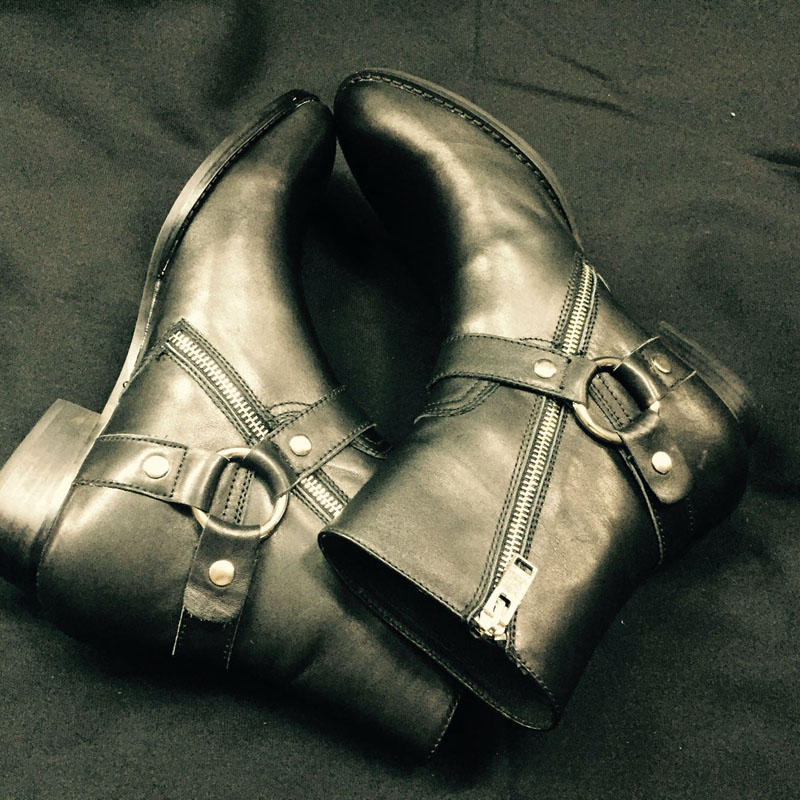 Men Genuine Leather Handmade B - Men Formal Wear With Boots ulasan dan harga